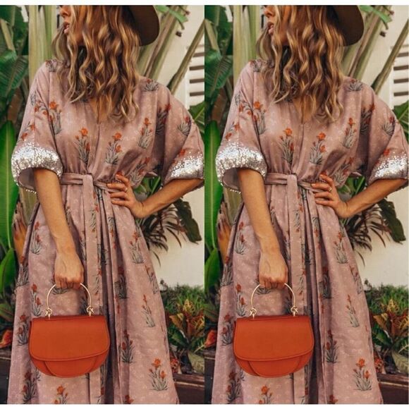 NWT Anthropologie Sachin & Babi Isolde Sequined Maci Dress - Picture 2 of 16